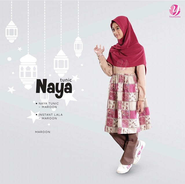 NAYA TUNIC REMAJA BY YASMEERA TUNIC TERLARIS ANAK REMAJA