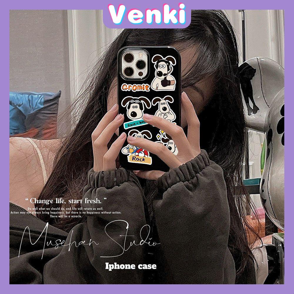 iPhone Case Silicone Soft Case Black Candy Case Shockproof Protection Camera Cartoon Cute Dog Compatible For iPhone 11 Pro Max 13 Pro Max 12 Pro Max 7Plus xr XS Max