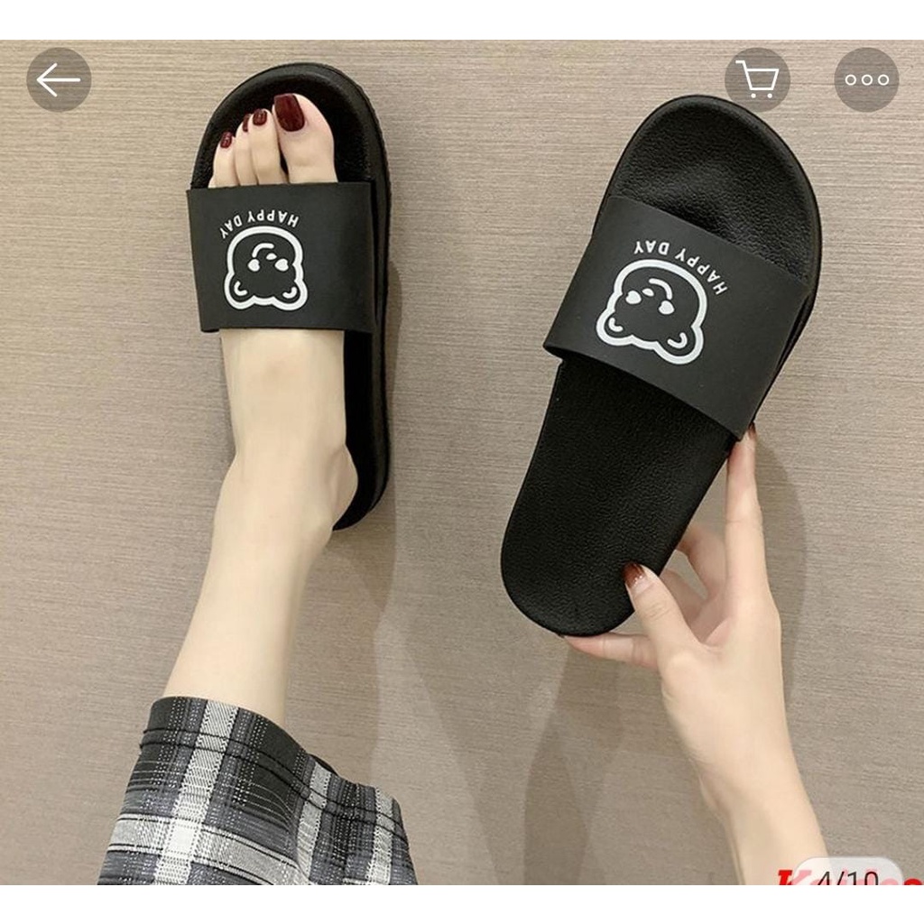 SANDAL SLIP  WANITA KUCING HAPPY DAY