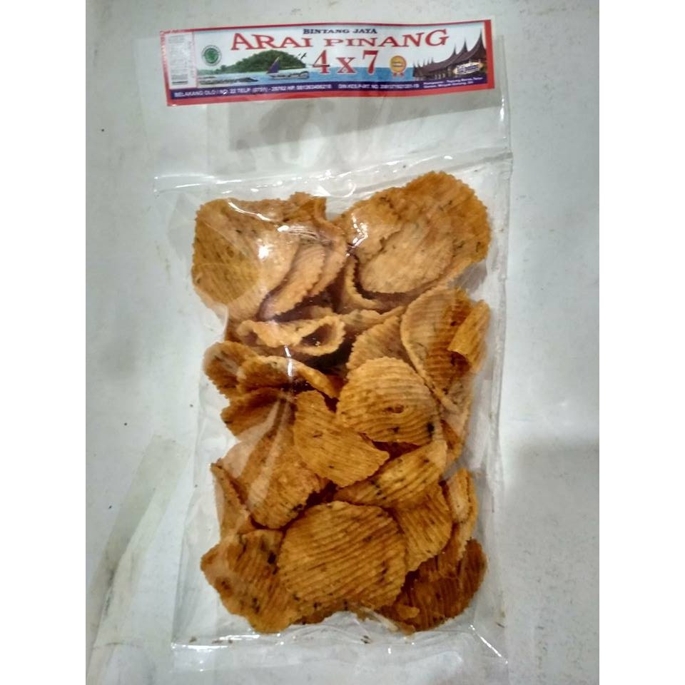 

Arai Pinang Original/Balado Bintang 4 x 7 Jaya Khas Padang