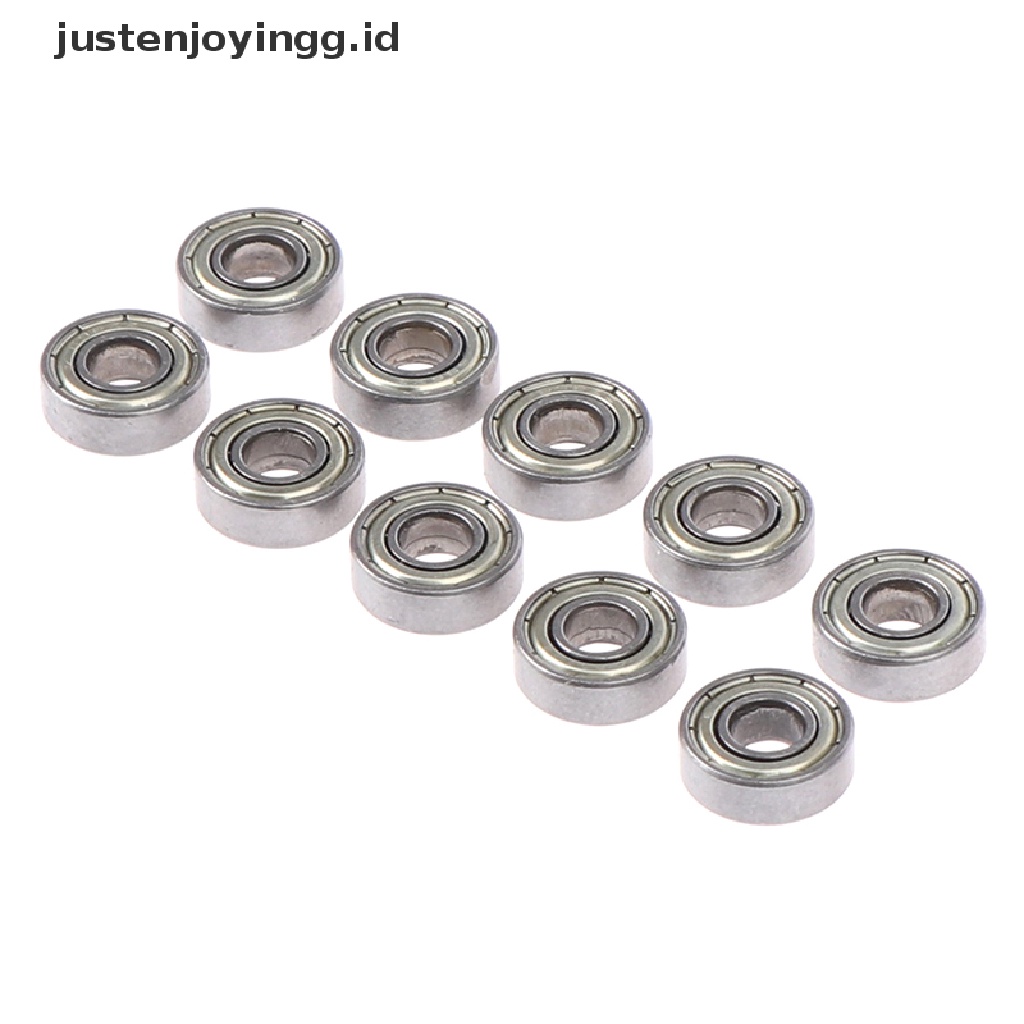 10 Pcs Miniatur Bearing deep groove Bentuk Bulat Bahan carbon steel 696ZZ