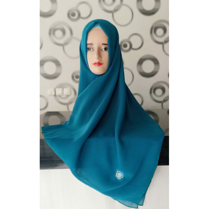 HIJAB plus Masker PKK aneka model bahan sifon double hicon terbaik termurah