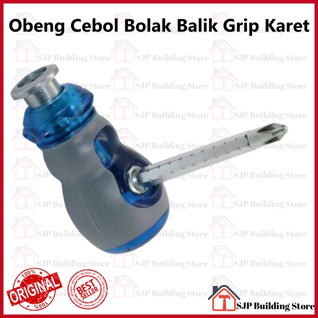 Obeng Screwdriver Cebol Bolak Balik ( +/- ) WOCT