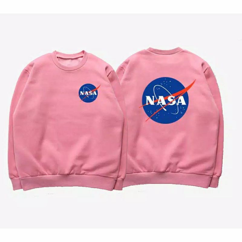 S - XXXXXL(6XL) Sweater NASA BIGSIZE JUMBO Jaket Sweatshirt Distro Loose Long Sleeve Astronot OVERSIZE Unisex 6XL 5XL 4XL 3XL 2XL XL L M S