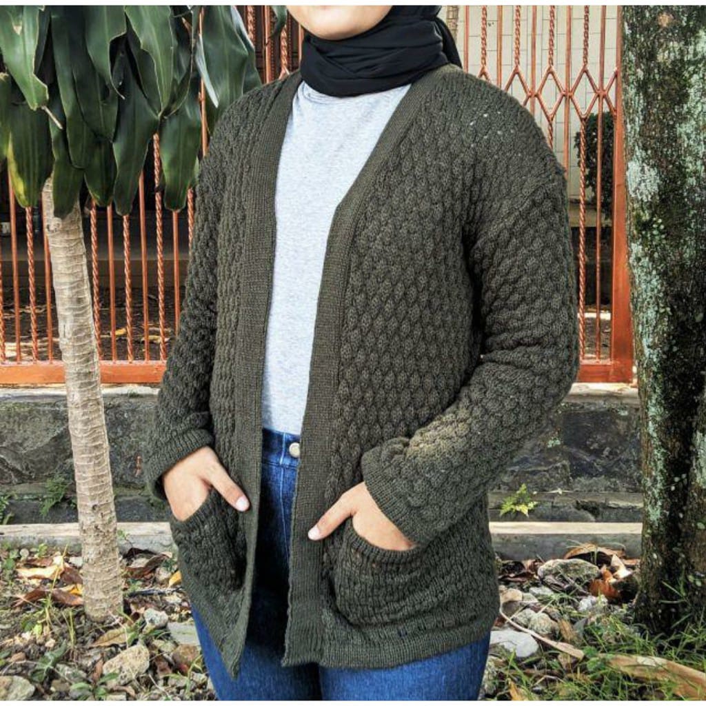 CARDIGAN POPCORN // CARDIGAN WANITA