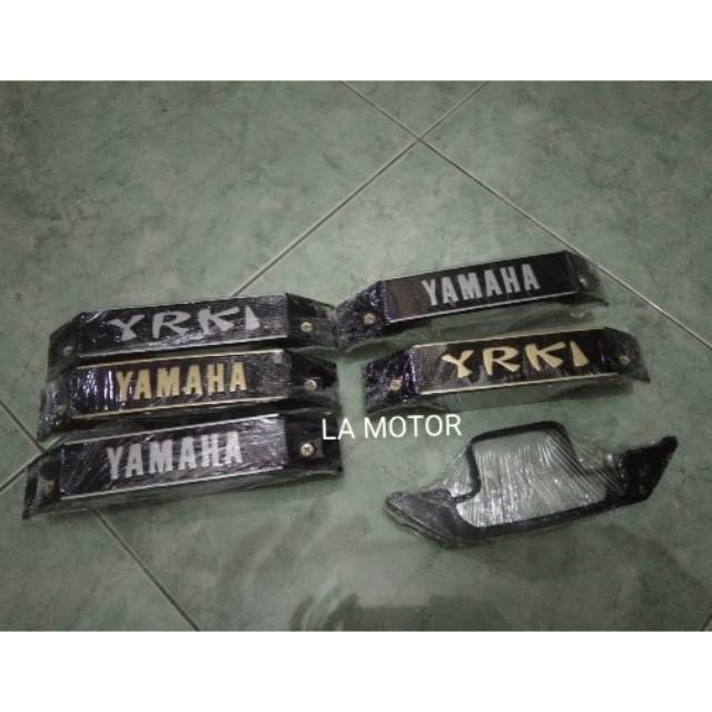 EMBLEM LOGO KUMIS YAMAHA RX KING RXK RXS L2SUPER PLUS BREKET.