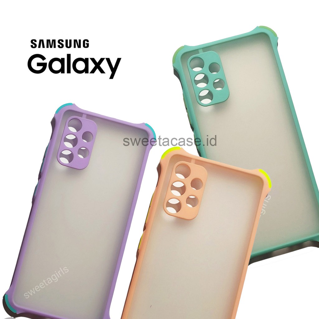 [CASING] Anticrack Aero Dove untuk Samsung Galaxy A32 &amp; A72 - Casing Pelindung Bump Kamera / Tahan Banting- Matte Candy / Bisa Bayar ditempat / COD / sweetacase.id / Kesing Terlaris untuk Samsung Galaxy A12 New / Kesing elegant / casing terbaru