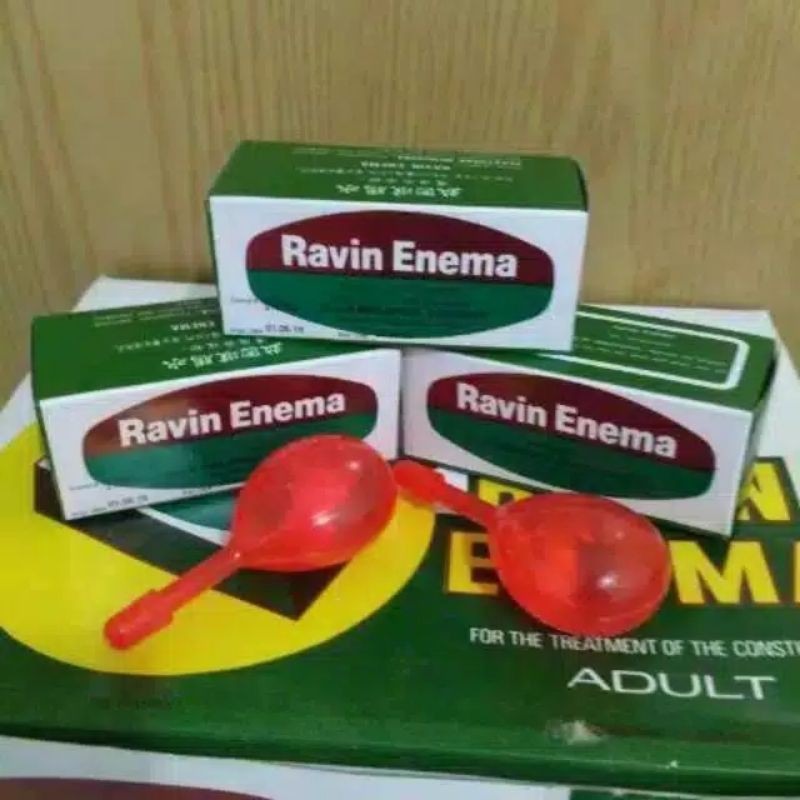 Raven Enema Dewasa 20ml x 2pc Obat Sembelit  exp 2026 Import