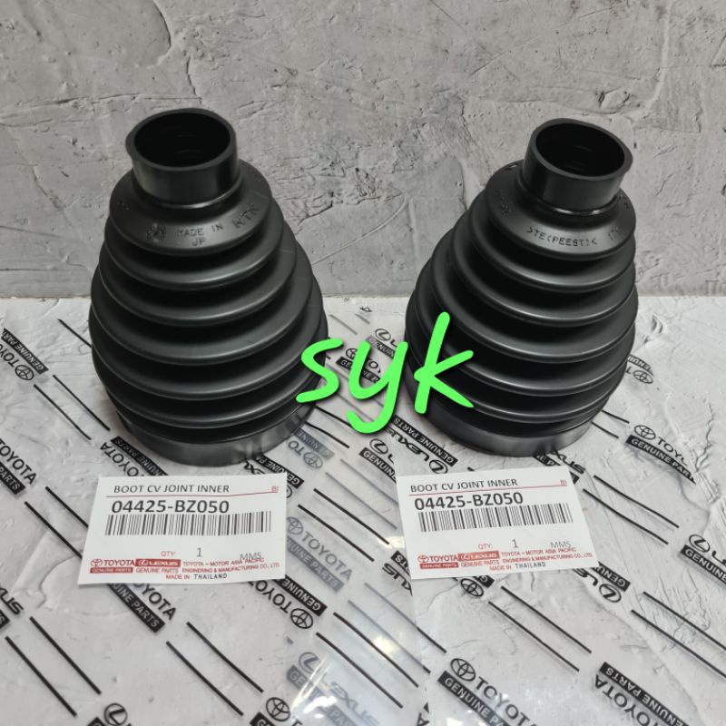 KARET BOOT CV JOINT INNER TOYOTA CALYA SIGRA ALL NEW YARIS ORIGINAL