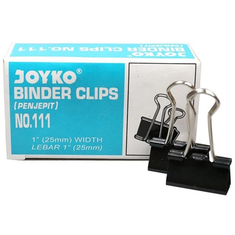 Binder Clip Joyko No. 111 / Penjepit Kertas Joyko 111