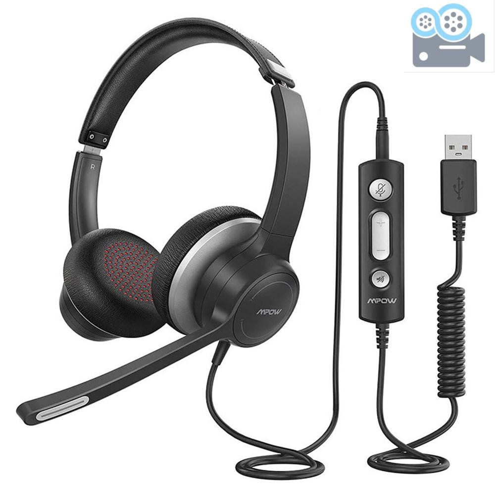 mpow usb headset with microphone