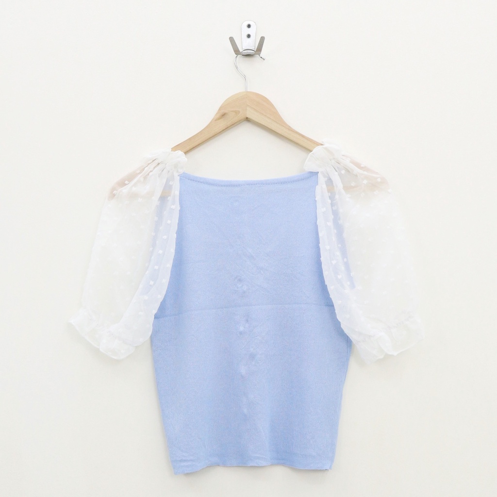 Mire knit top lace -Thejanclothes