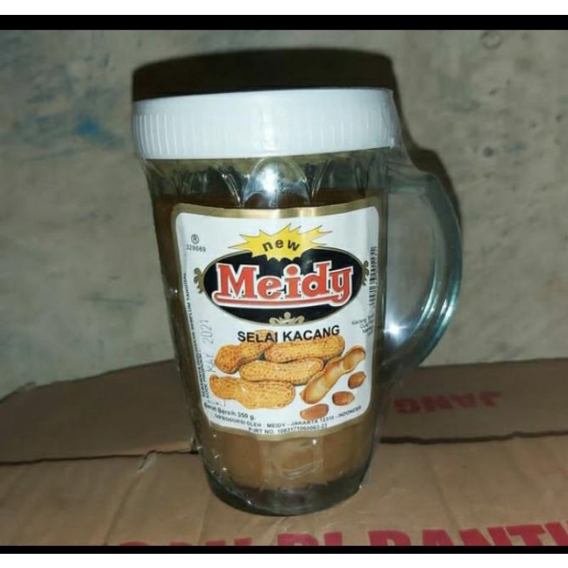 

Selai Kacang Meidy 340gr – Peanut Butter Halus & Gurih | Cocok untuk Roti, Kue, Oatmeal, Cemilan