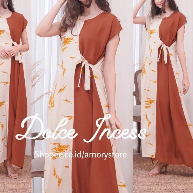 ➲ Dolce Inces Homedress - Daster Busui Mata Kaki By DolceDress ➷