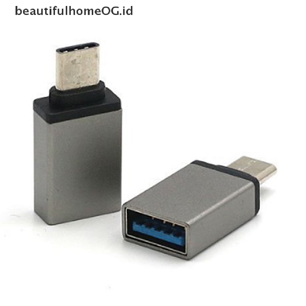 Adapter Konektor Konverter Data USB Tipe C Male Ke USB 3.0 Female