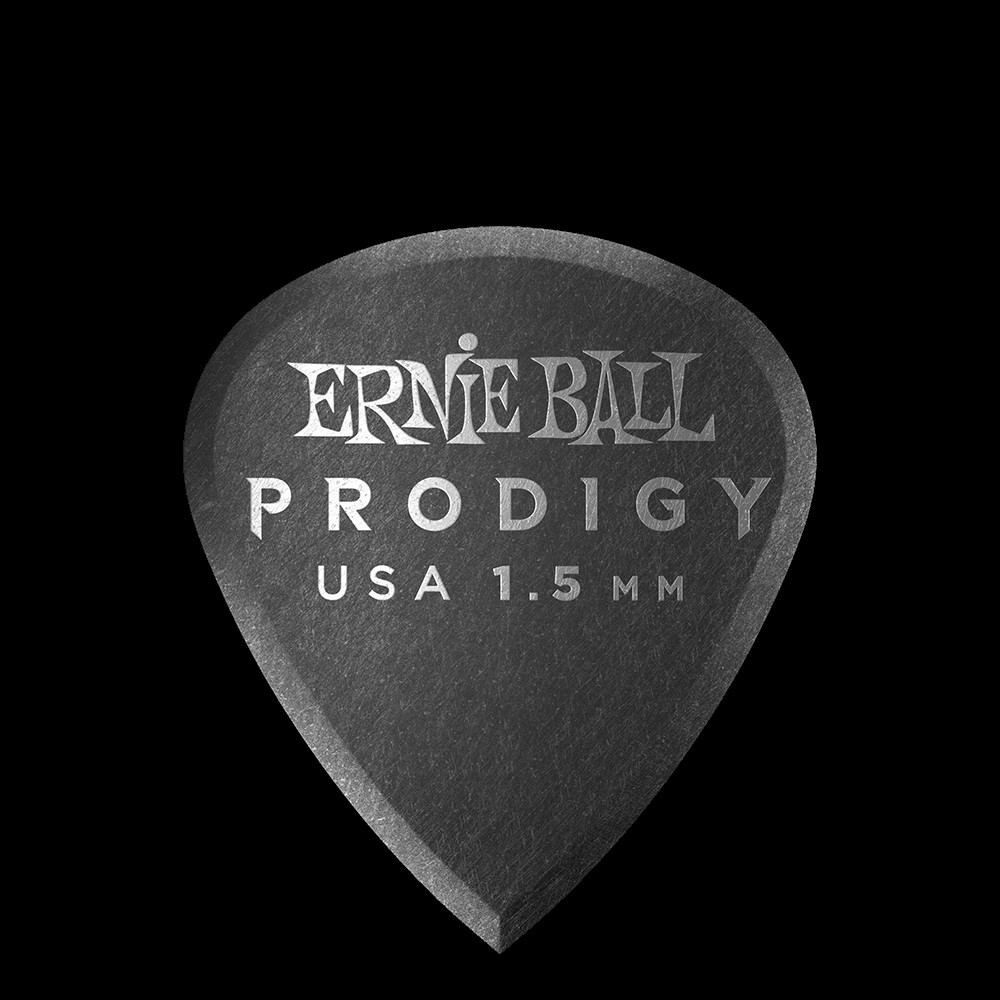 Ernie Ball 1.5mm Black Mini Prodigy Picks 6Pack P09200