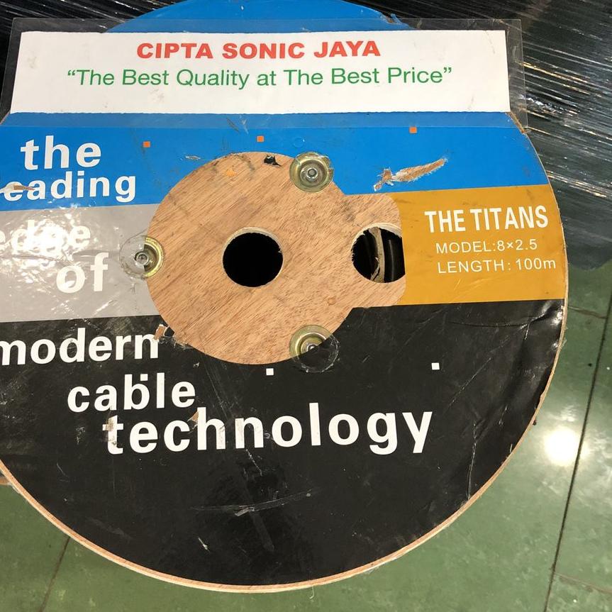 ℮ Kabel Speaker Titan Isi 8 Ukuran 8 X 2.5 ➨