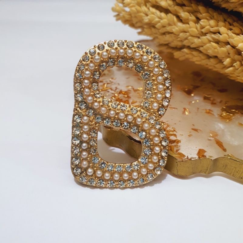 Brooch Buttonscarves KW / Bross Buttonscarves KW / Bross Button KW-06 Gold