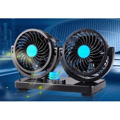 KIPAS ANGIN MOBIL MINI DOUBLE / HEADED FAN AKSESORIS MOBIL INTERIOR