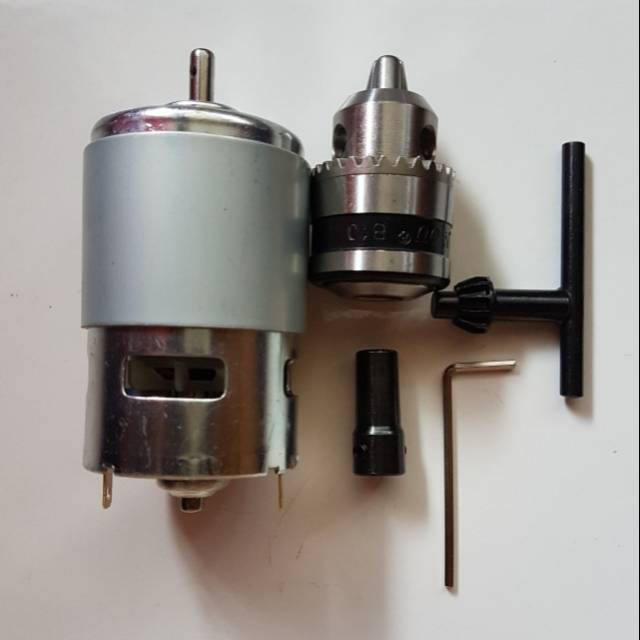 B10 Bor dinamo motor 775 high torque 12v dremel tuner gerinda drill chuck bor tangan
