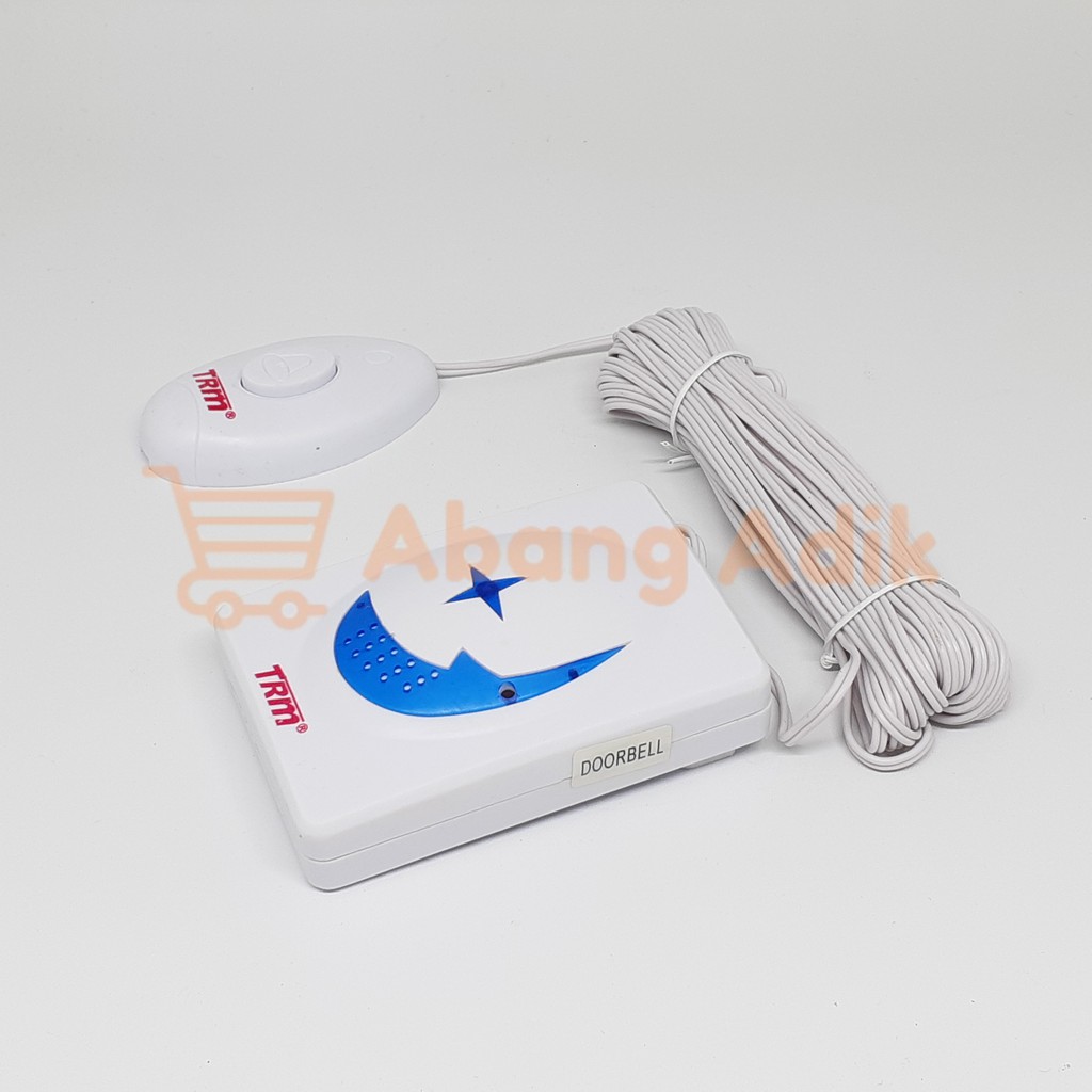 Door Bell TRM / BEL PINTU Rumah / Bell Musik 32 Musik Lagu + Kabel 10m