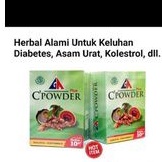 

Gm C powder (herbal diabetes, asam urat, kolestrol, pegal2,dll)