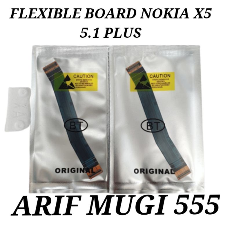 Flexible Flexible Main Board Tengah Conect Lcd Nokia X5 5 .1 Plus Original