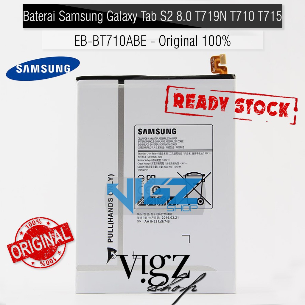 Baterai Samsung Galaxy Tab S2 8.0 T719N T710 T715 EB-BT710ABE Original 100%