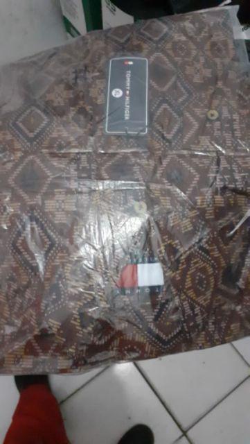 Dgm Fashion   Kemeja Batik Pria Songket  Lengan Panjang 5817