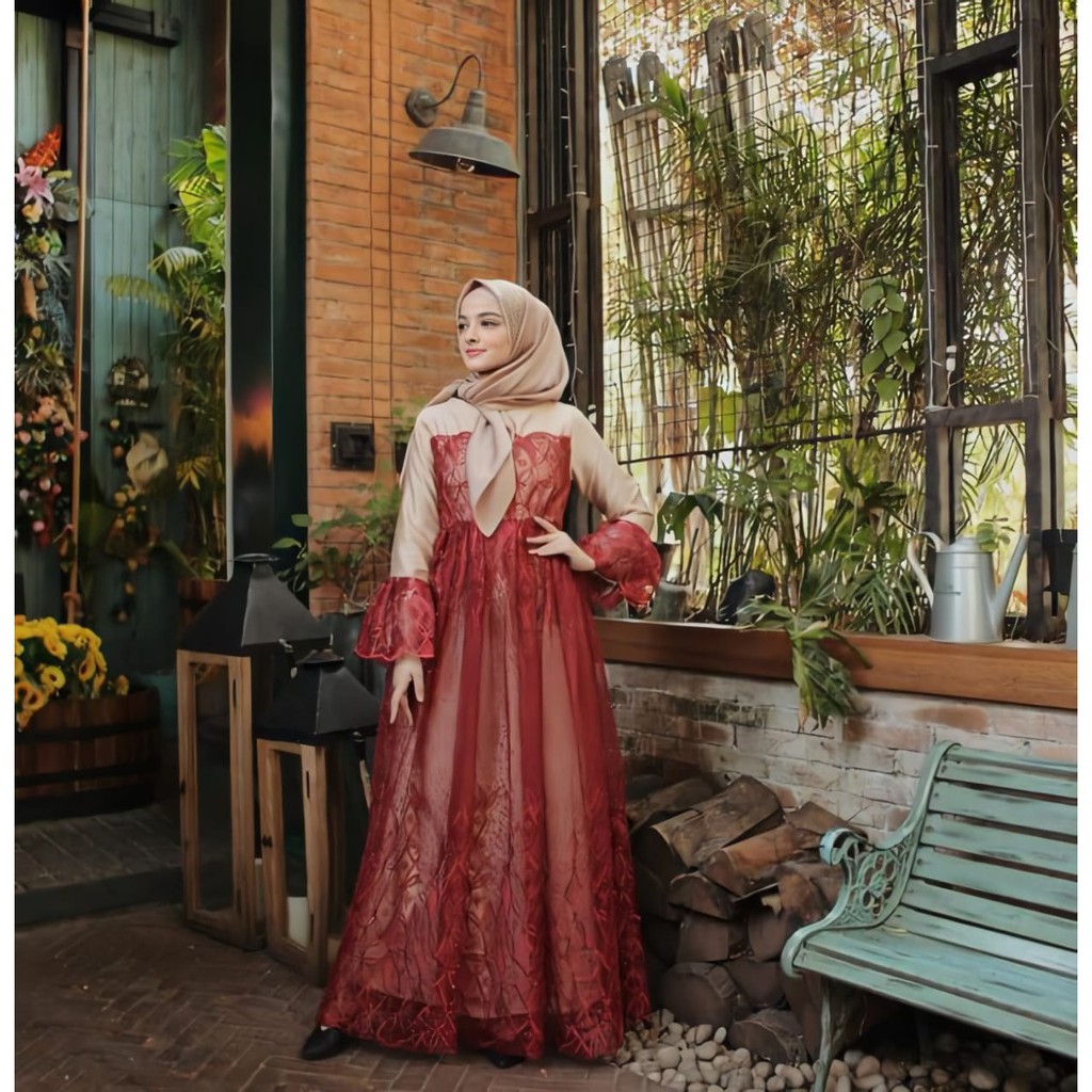 Rinjani dress / DRESS WANITA CANTIK / DRESS KEKINIAN - BAJ KONDANGAN