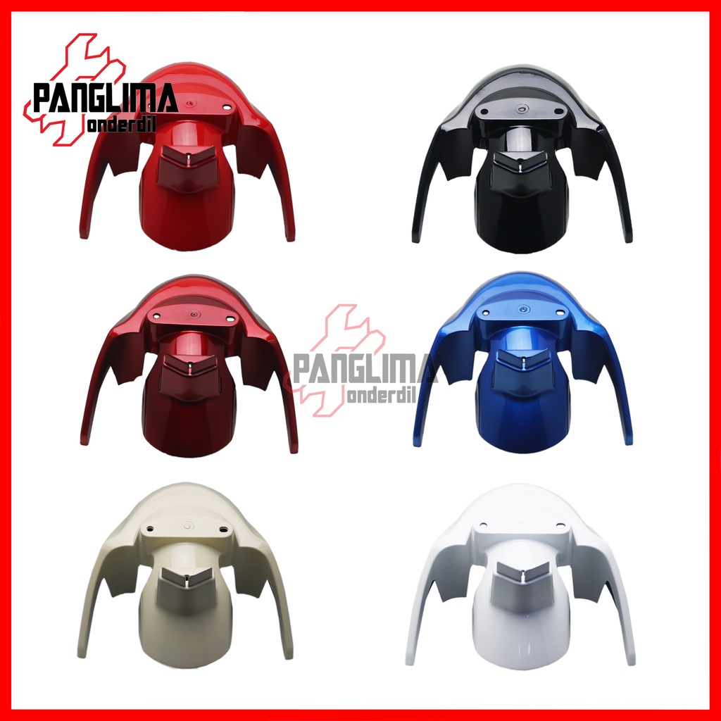 Spakbor Depan Scoopy FI K16 2013-2014-2015-2016 Biru-Cream-Putih-Merah-Maroon-Hitam Spakboard-Slebor-Spak Bor-Board-Cecepet Front