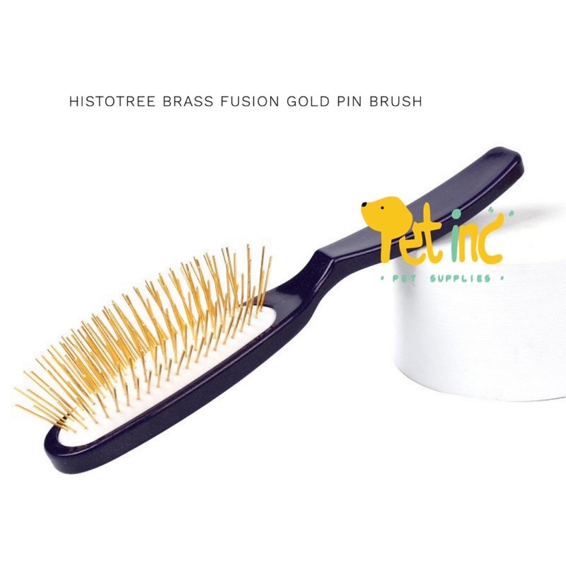 Histrotree brass fusion gold pin brush