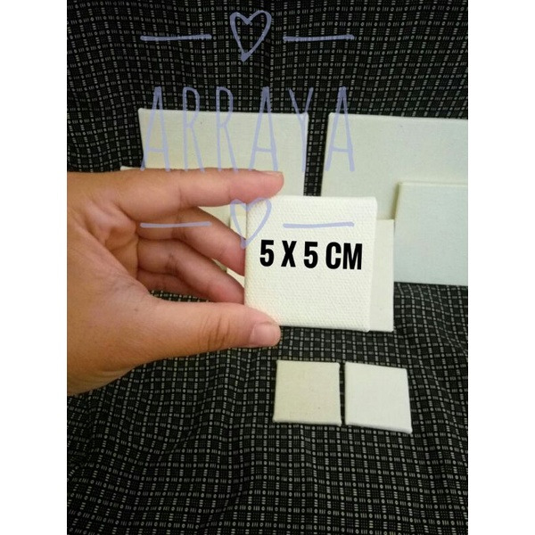

Canvas Kanvas Lukis 5 cm x 5 cm + triplek / plywood