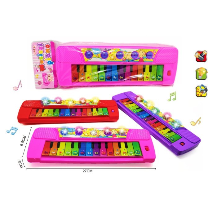 Mainan Piano 12 Nada Mainan Musik Anak dan Bayi NO.0126AN-Mainan Edukasi Musik dan Suara Untuk Anak