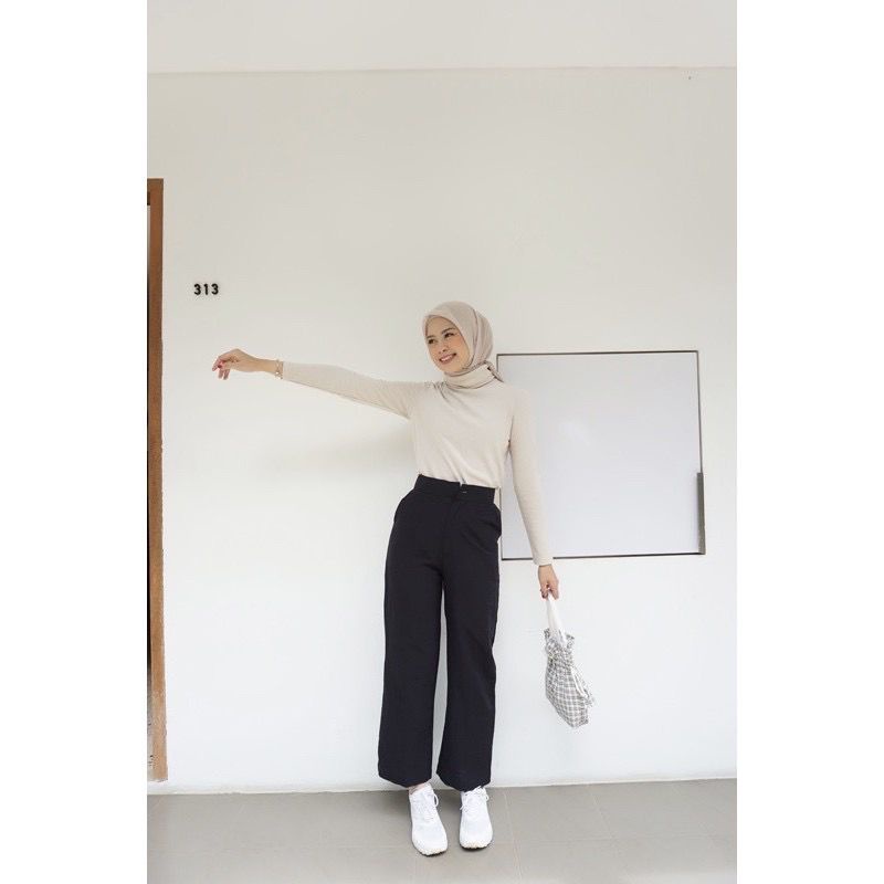 Kulot Linen Highwaist Seoul Kulot Linen Laura Slim Celana Kulot Linen Cullote / SEOUL Kulot Linen Pusatgrosir_solo Seoul Yuka Kulot Linen Highwaist Korean Style Hits Ootd Selebgram Fashion Kulot Terbaru Linen Panjang