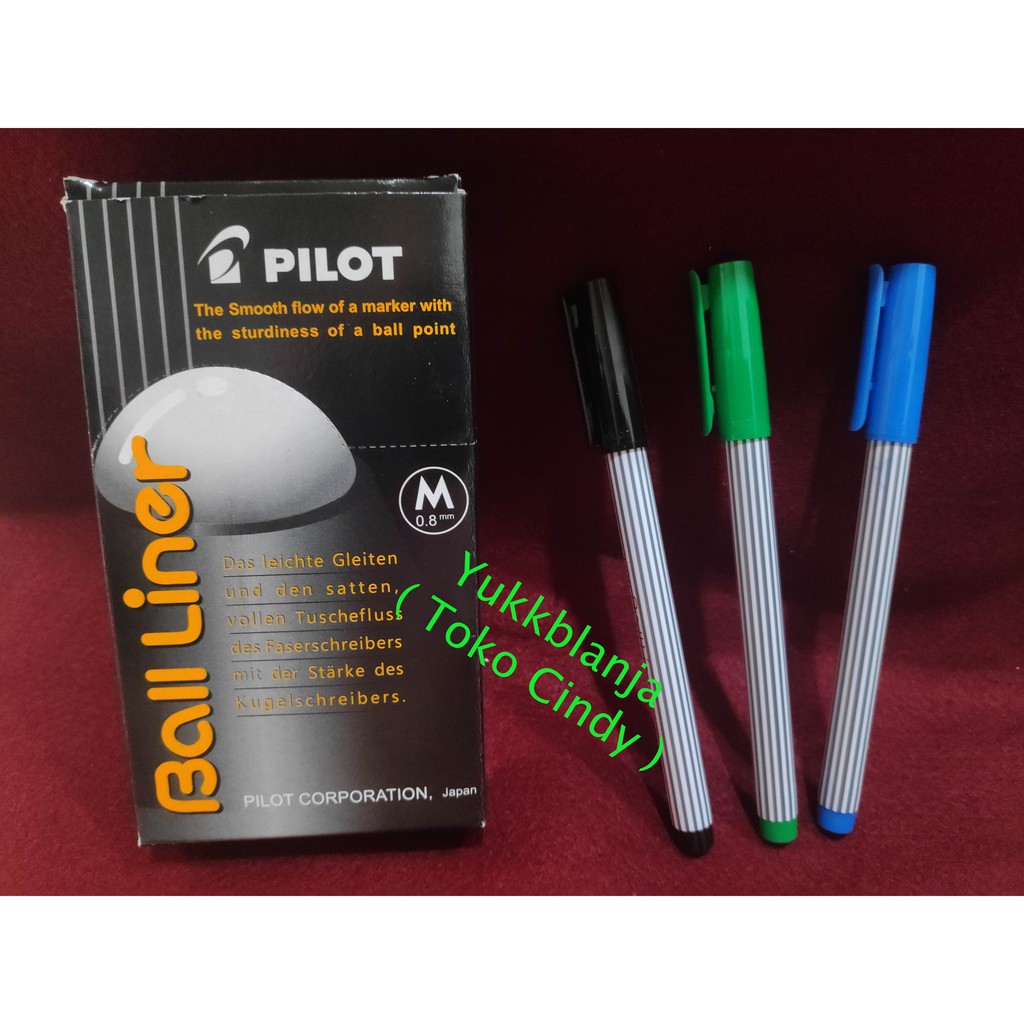 

Pulpen/ Pen Pilot Balliner 0.8mm