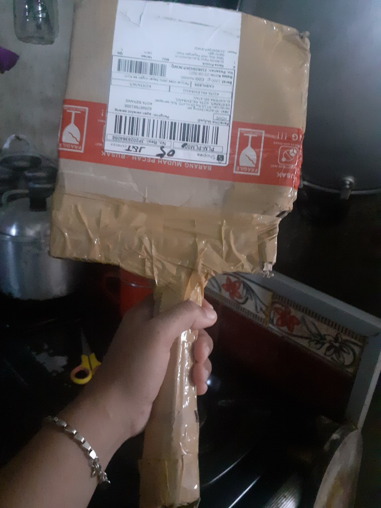 Subron Panci Susu Alumunium Tebal Aloy Motif  Pegangan Kayu Gantungan