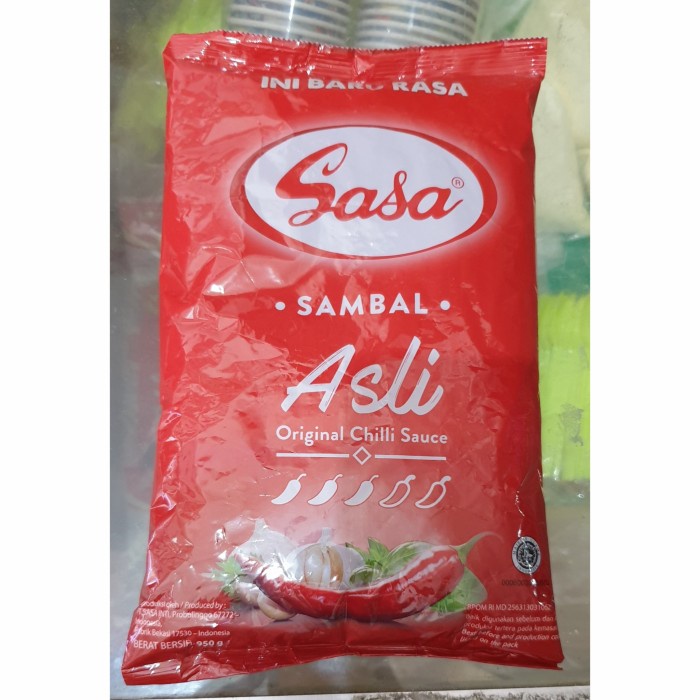 

SAUS SAMBAL ASLI SASA 950 GR, original chilli sauce