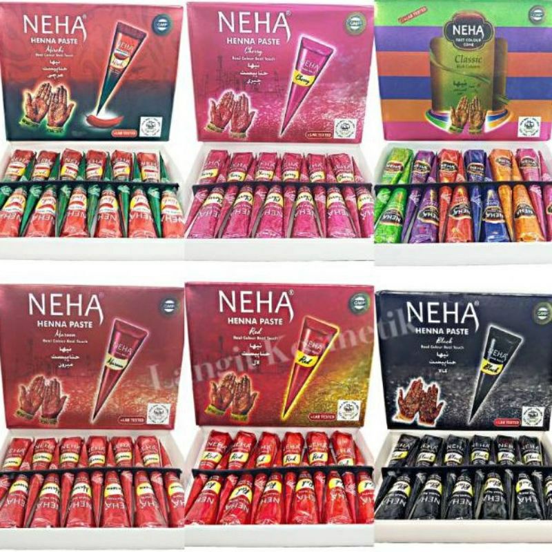 HENNA PASTE, NEHA INSTAN, HENNA MURAH, HENA NEHA