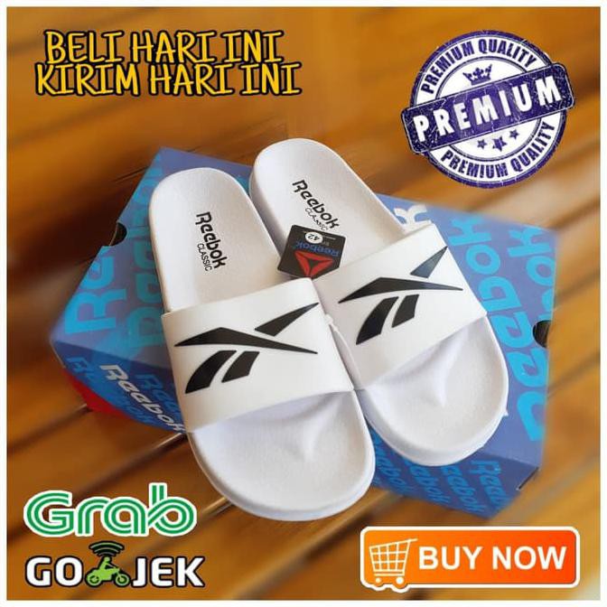 LANGSUNG KIRIM SANDAL GUNUNG MURAH】 SANDAL REEBOK SLIDE SLIP ON SENDAL SPORT PRIA WANITA FULL