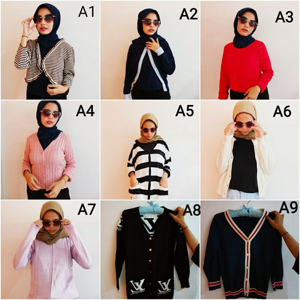 CARDIGAN 01 RAJUT CARDI RAJUT / JAKET RAJUT FASHION WANITA