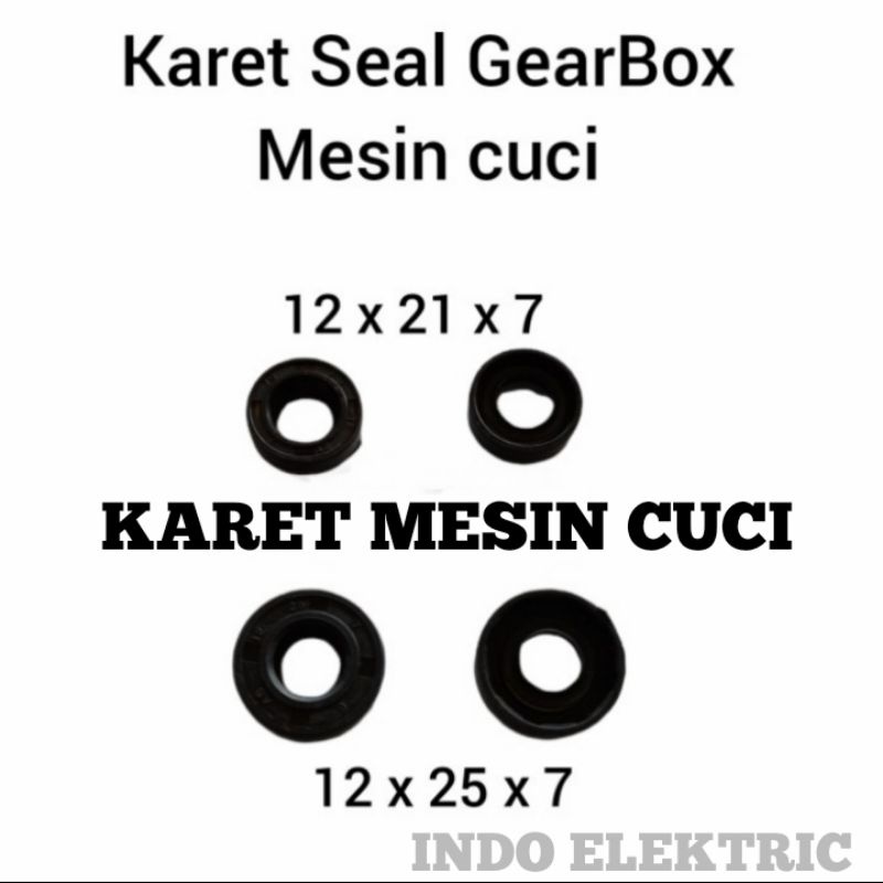 KARET SEAL AS GEARBOX MESIN CUCI MULTI 12-21-7 12-25-7 12-21-7 SEMUA MEREK