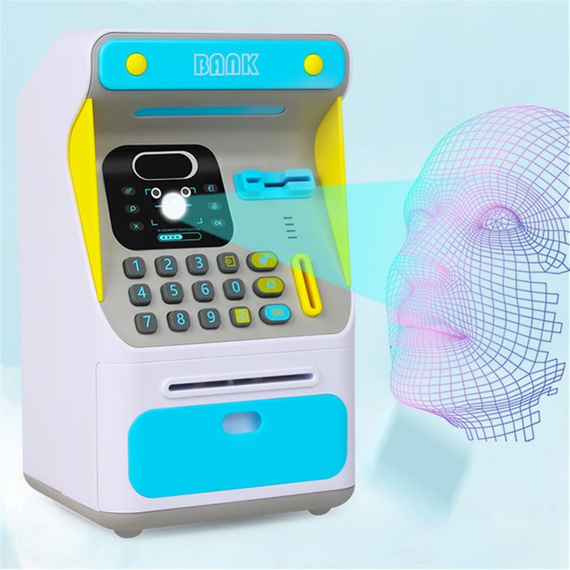 Mary Kids Lovely Electronic Money Bank Piggy Bank Mainan Pelatihan Otak Mainan Keuangan Portabel Mainan ATM Anak Untuk Bermain