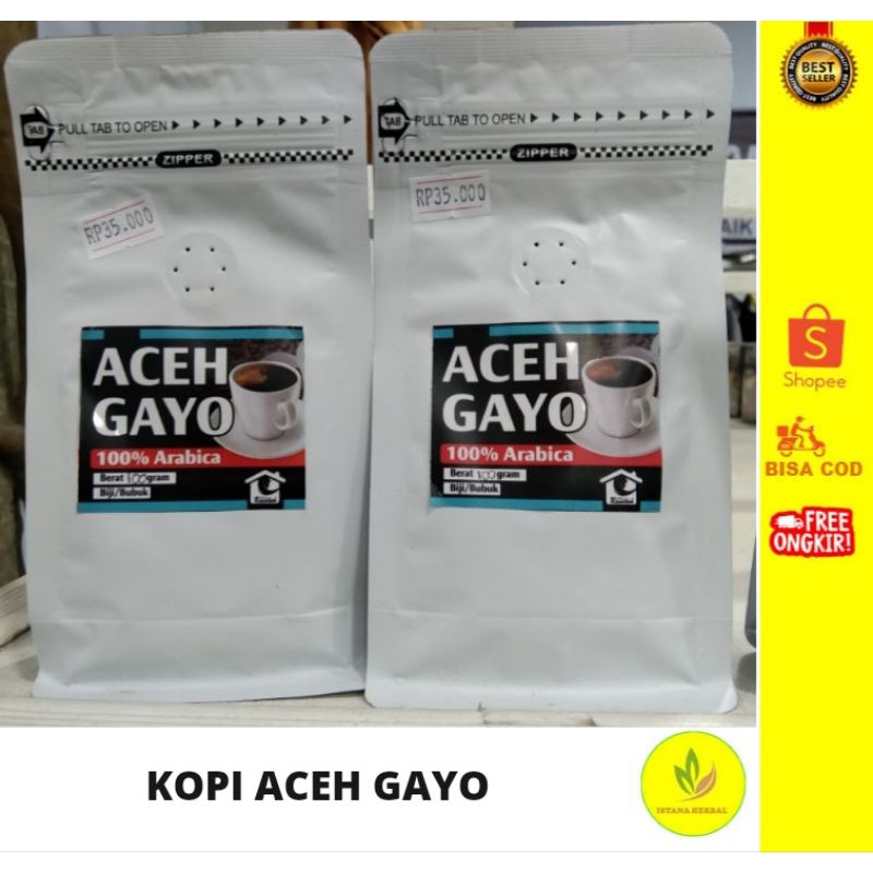 

KOPI ACEH GAYO ARABICA BUBUK ISI 100g/KOPI ACEH GAYO/KOPI ACEH/KOPI GAYO/ACEH GAYO/KOPI ASLI ACEH/100% KOPI ACEH/KOPI ORIGINAL/TERLARIS