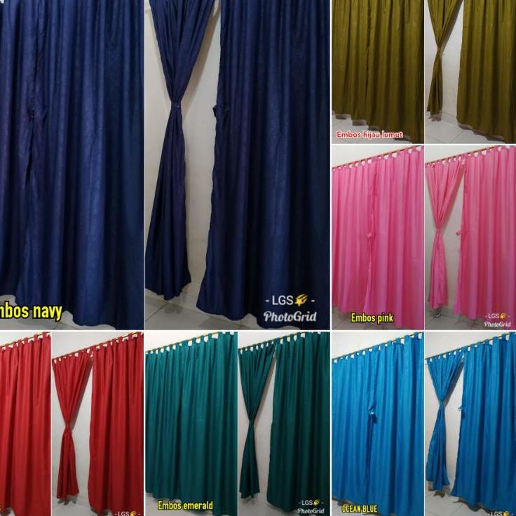 Harga Bersahabat gorden perekat Gorden polos//Gorden homemade