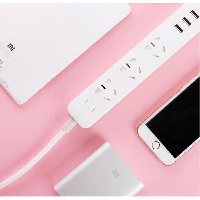 Terminal Listrik, Saklar/ Colokan Listrik Panjang 3 USB Port + 3 Plug