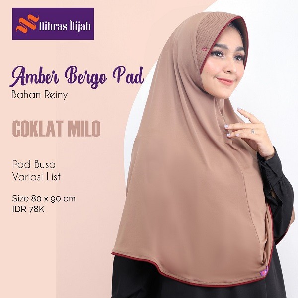 HIJAB NIBRAS AMBER BERGO NIBRAS HIJAB AMBER