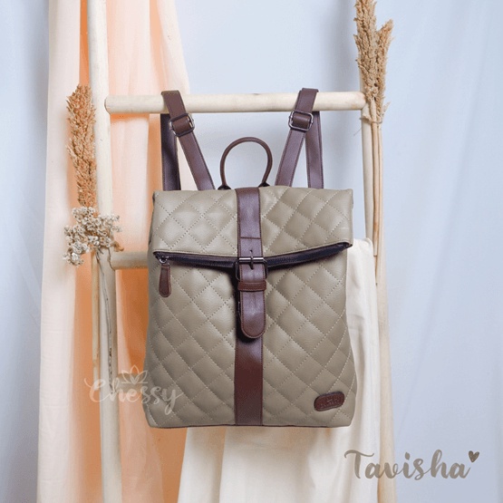 Tas Ransel Kulit Sintetis Tavisha Bag By Chessy