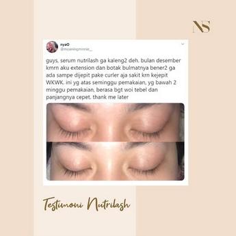 (MoQ➤) ⭐️ Nutrishe - Nutrilash Eyelash & Brow Serum By Nutrishe /Promo.bulan.ini