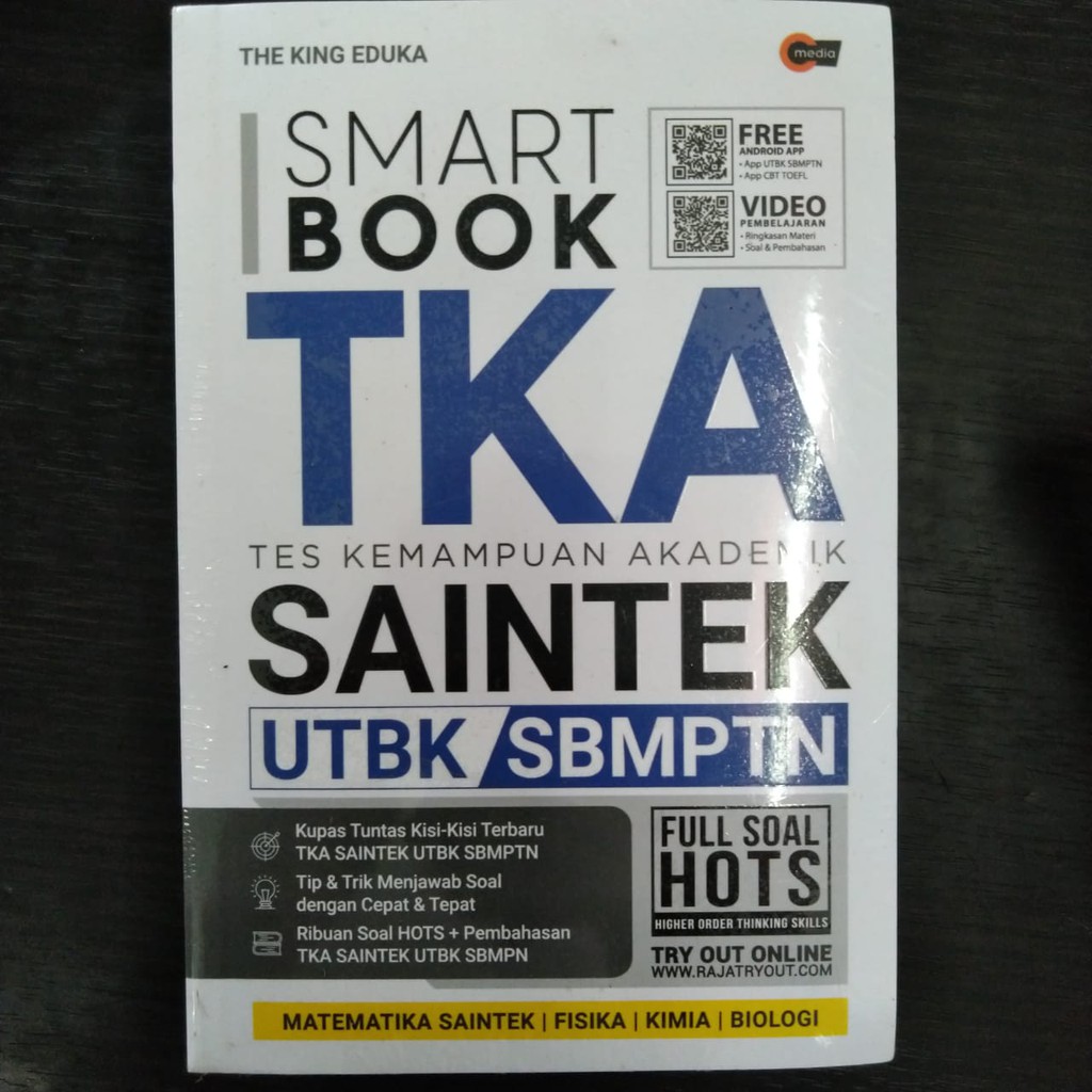 Buku Ori SMART BOOK TKA SAINTEK UTBK SBMPTN - THE KING EDUKA - C MEDIA